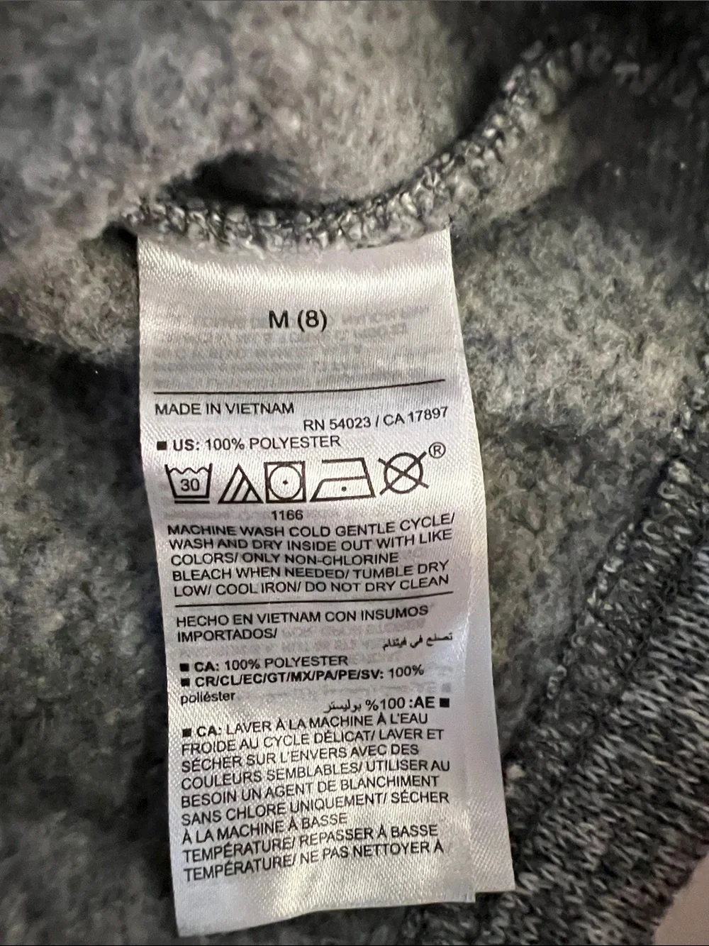 Old Navy Heather Gray Shawl-Collar Quarter-Snap Sweater